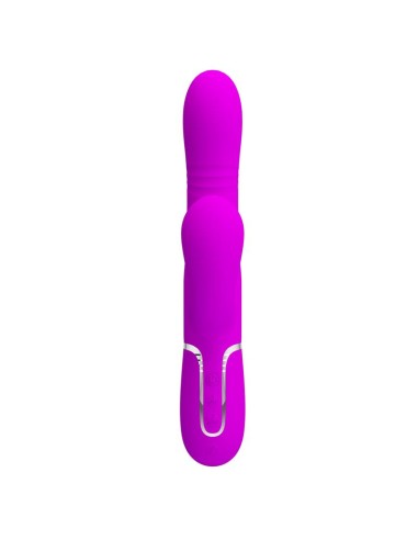 Mariana Vibrador 4en1 Silicona Fucsia