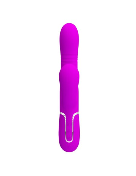 Mariana Vibrador 4en1 Silicona Fucsia
