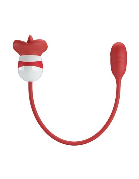 Aliyah Estimulador Doble Boca y Huevo Silicona