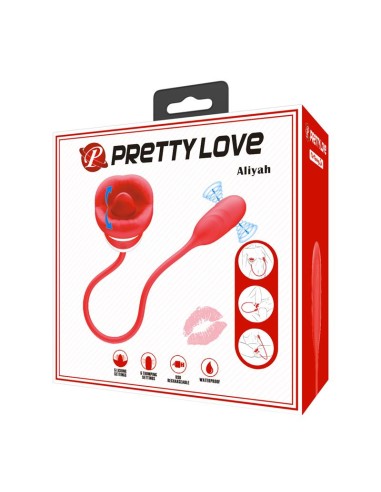 Aliyah Estimulador Doble Boca y Huevo Silicona