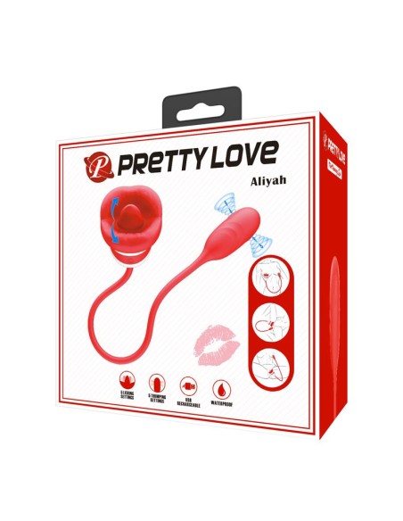 Aliyah Estimulador Doble Boca y Huevo Silicona