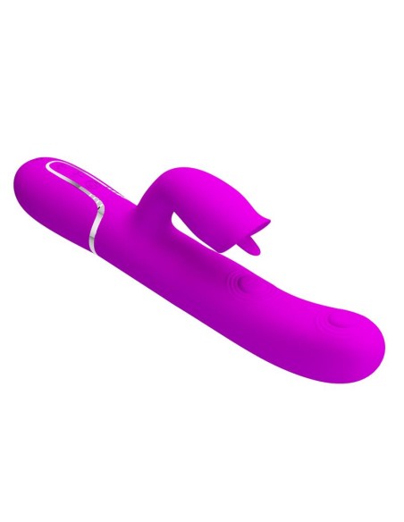 Gigi Vibrador con Licking y Thumping Fucsia Gigi Vibrador con Licking y Thumping Fucsia