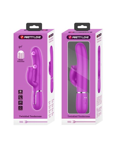 Gigi Vibrador con Licking y Thumping Fucsia