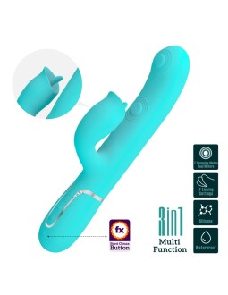 Gigi Vibrador con Licking y Thumping Turquesa