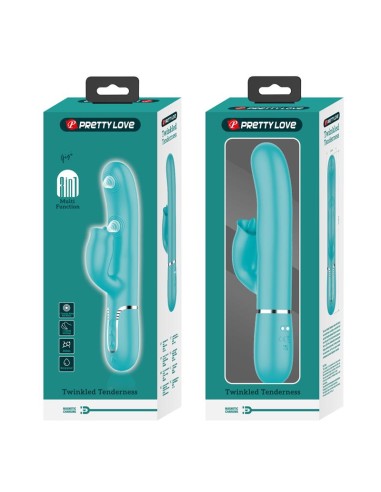 Gigi Vibrador con Licking y Thumping Turquesa