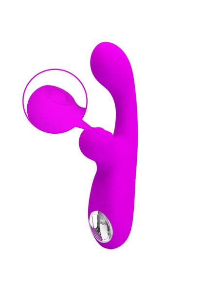 Skylar Conejito Vibrador y Thumping Fucsia