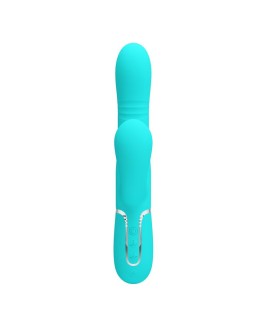 Mariana Vibrador 4 en 1 Silicona Turquesa 2
