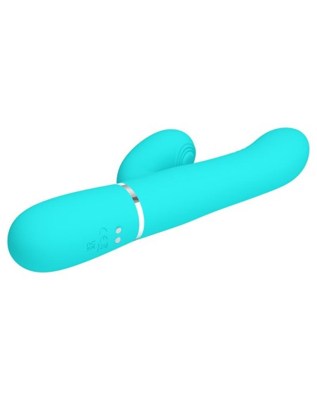 Mariana Vibrador 4 en 1 Silicona Turquesa Mariana Vibrador 4 en 1 Silicona Turquesa
