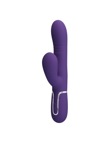 Mariana Vibrador 4 en 1 Silicona Morado