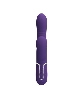 Mariana Vibrador 4 en 1 Silicona Morado 2