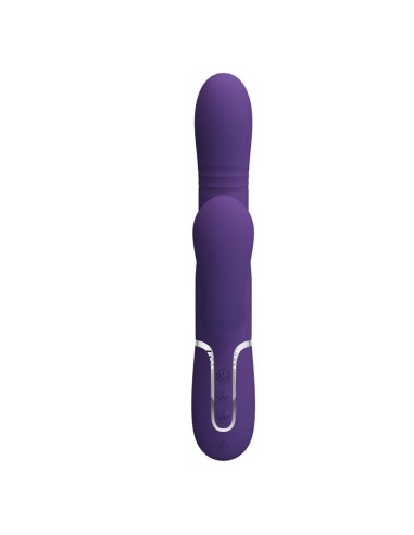 Mariana Vibrador 4 en 1 Silicona Morado