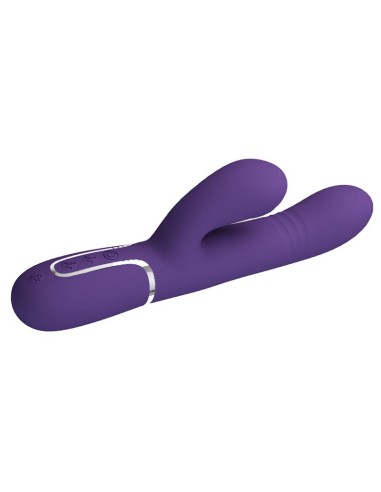 Mariana Vibrador 4 en 1 Silicona Morado
