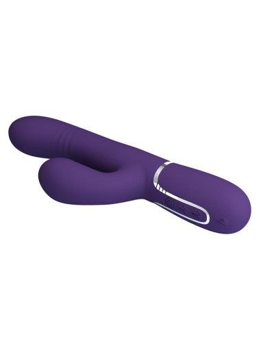 Mariana Vibrador 4 en 1 Silicona Morado