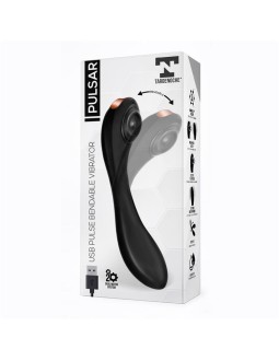 Pulsar Vibrador con Pulsacion y Esqueleto Articulado Silicona USB 2