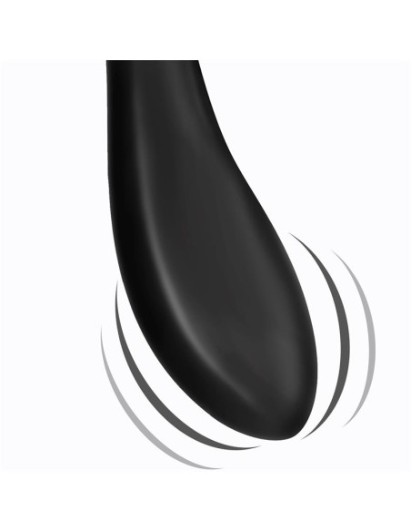 Pulsar Vibrador con Pulsacion y Esqueleto Articulado Silicona USB