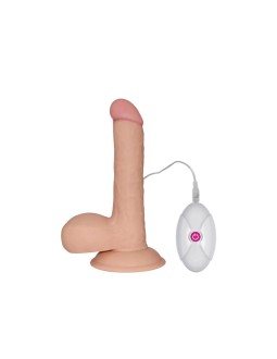 Dildo The Ultra Soft Dude con Vibracion 75 Natural