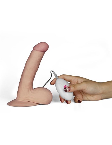 Dildo The Ultra Soft Dude con Vibracion 75 Natural