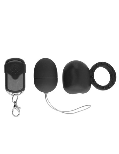 Anillo Vibrador con Control Remoto Negro