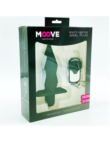 Plug Anal con Vibracion y Control Remoto Negro Plug Anal con Vibracion y Control Remoto Negro