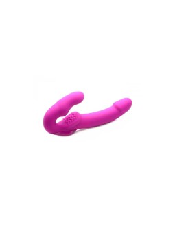 Evoke Vibrador Doble sin Arnes USB Rosa
