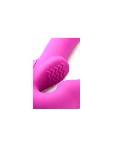 Evoke Vibrador Doble sin Arnes USB Rosa