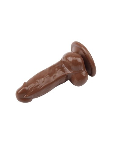 Dildo Jumbo Jack 6 con Vibracion marron