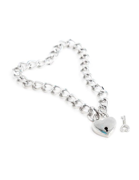 Collar con Candado Metal Talla M 44 cm