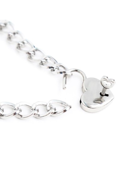 Collar con Candado Metal Talla M 44 cm