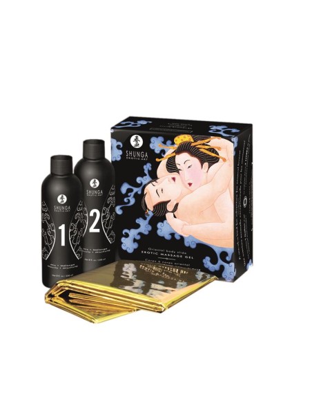 Shunga Kit de Gel de Masaje Aroma a Futas Exoticas Shunga Kit de Gel de Masaje Aroma a Futas Exoticas