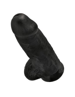 Dildo con Testiculos 9 Chubby Negro