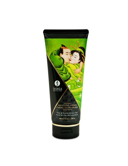 Shunga Crema de Masaje Aroma Te Verde Shunga Crema de Masaje Aroma Te Verde