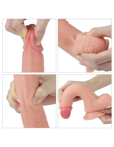 Dildo Nature 8 Silicona Liquida Natural