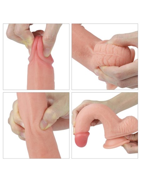 Dildo Nature 8 Silicona Liquida Natural