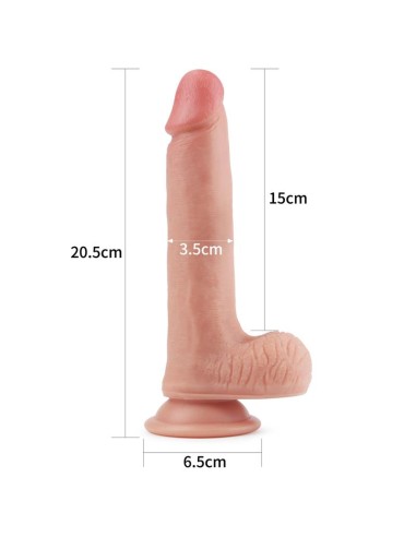 Dildo Nature 8 Silicona Liquida Natural