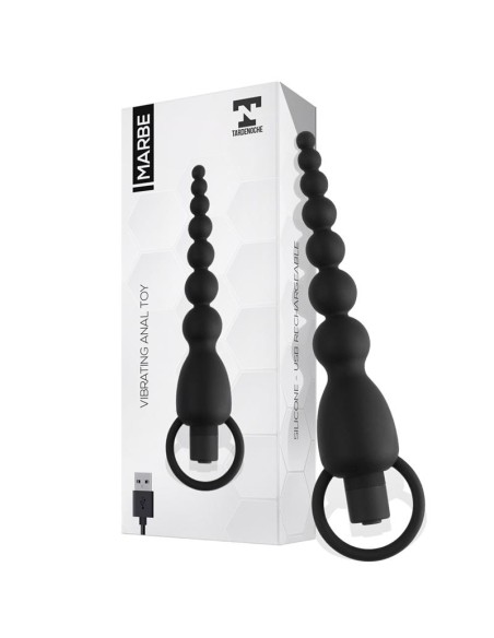 Marbe Cadena Anal con Vibracion USB Silicona Marbe Cadena Anal con Vibracion USB Silicona
