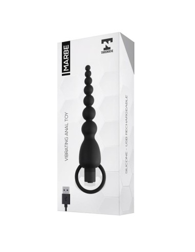 Marbe Cadena Anal con Vibracion USB Silicona