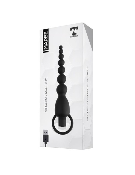 Marbe Cadena Anal con Vibracion USB Silicona Marbe Cadena Anal con Vibracion USB Silicona