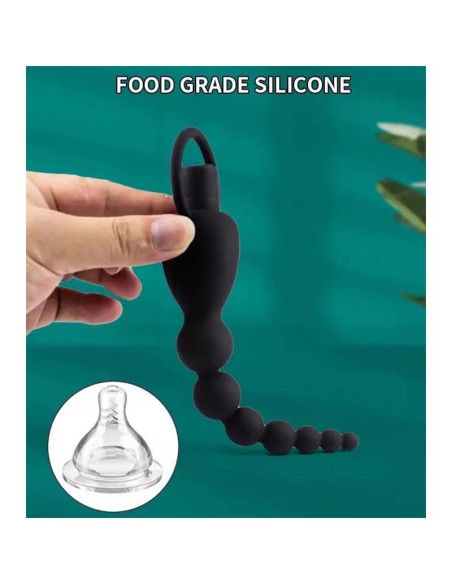 Marbe Cadena Anal con Vibracion USB Silicona Marbe Cadena Anal con Vibracion USB Silicona