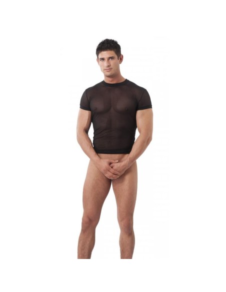 Camiseta Rejilla Negro