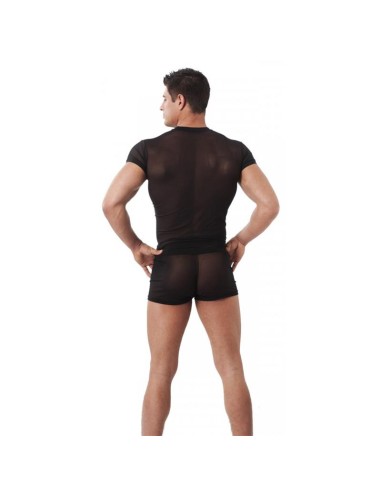 Camiseta Rejilla Negro