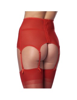 Liguero Ancho con Tanga Rojos 2