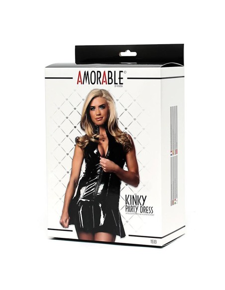 Vestido de Latex con Cremallera