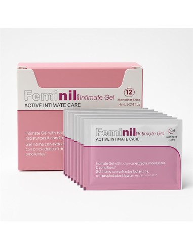 Lubricante Efecto Calor Feminil Lube 12 Monodosis 4 ml