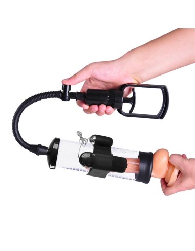 Bomba Manual para el Pene con Accesorio de Vibracion PSX06