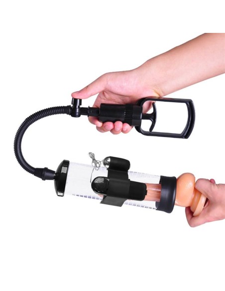 Bomba Manual para el Pene con Accesorio de Vibracion PSX06