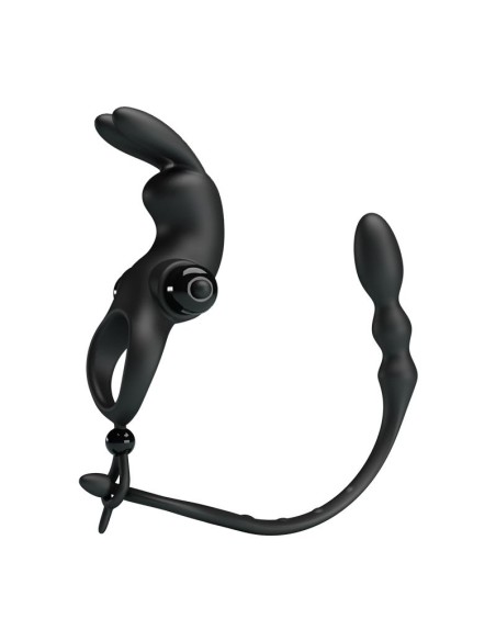 Anillo Vibrador con Cadena Anal Desmontable Anillo Vibrador con Cadena Anal Desmontable