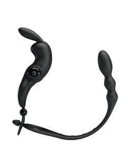 Anillo Vibrador con Cadena Anal Desmontable 2