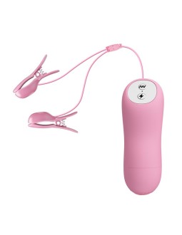 Pinza para Pezones con Vibracion y Electro Shock