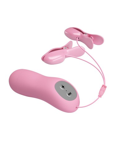 Pinza para Pezones con Vibracion y Electro Shock