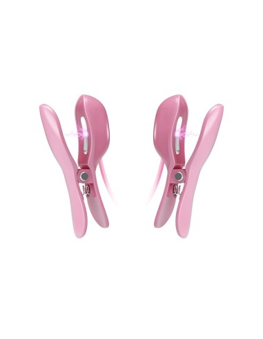 Pinza para Pezones con Vibracion y Electro Shock